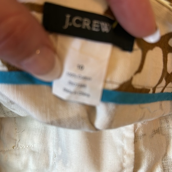 J. Crew Size 10 Python Print Mini Skirt in Tawny Olive Snake Animal Style #90964 - Picture 3 of 3